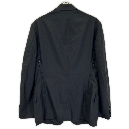 Y's BANG ON! ワイズバングオン YA-J72-158 ブラック ウール No.72Backzipper-Jacket/No.72 バックファスナージャケット ジャケット