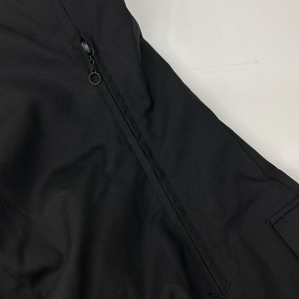Y's BANG ON! YA-J72-158 Black Wool No.72 Back-Zipper Jacket/No.72 Back-Zip Jacket Jacket