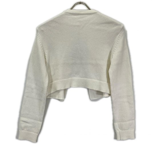 FOXEY NEW YORK フォクシーニューヨーク 45271 25年 ホワイト Souffle Cardigan クロップドニットカーディガン トップス