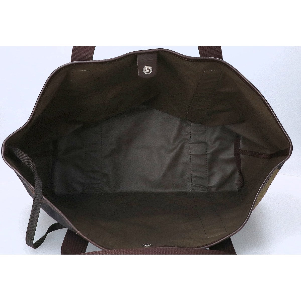 Herve Chapelier エルベシャプリエ 605W カモフラ スクエア トートバッグ