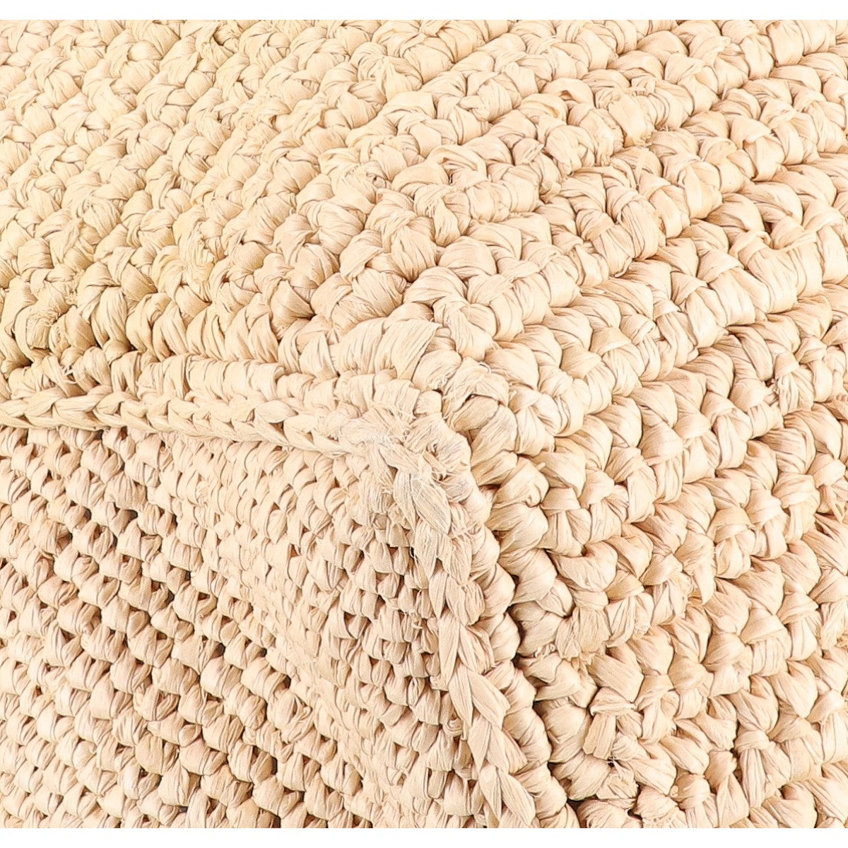STELLA McCARTNEY ステラマッカートニー 7B0107WP0375 ロゴ刺繍 ラフィア クロシェ トートバッグ