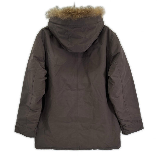 a day in the life UNITED ARROWS アデイインザライフ ユナイテッドアローズ ブラウン フェイクファー フルジップ ボタンダウンコート コート