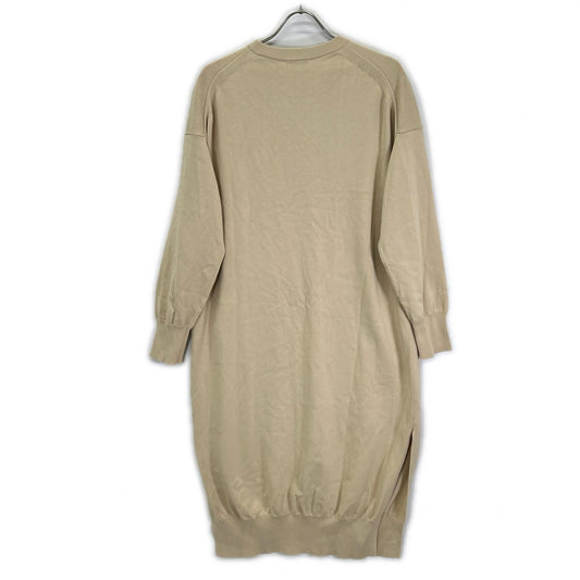 YLEVE イレーヴ ベージュ クルーネックニットワンピース ワンピース