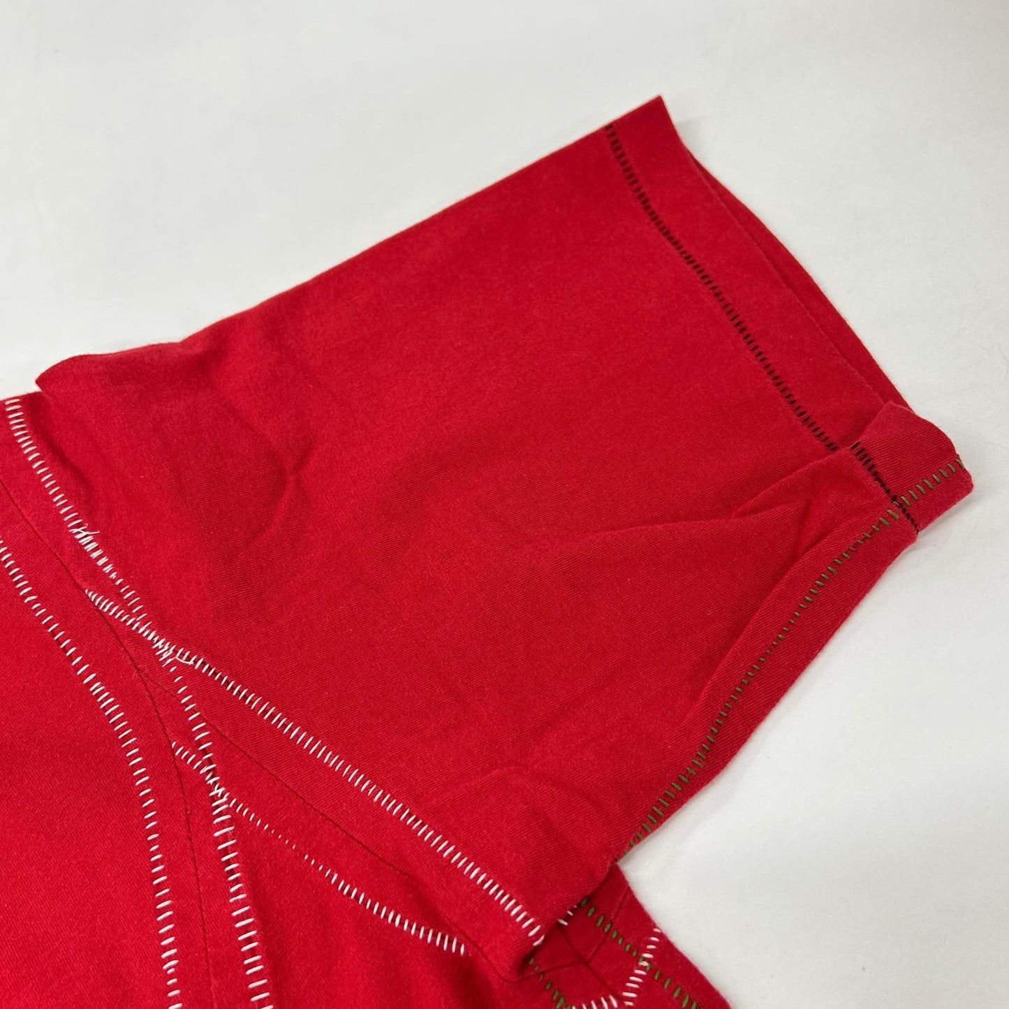 ISSEY MIYAKE MEN イッセイミヤケメン ME81JK416 レッド ステッチデザインTシャツ トップス