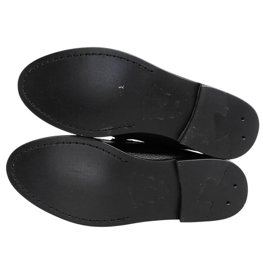 FLORSHEIM フローシャイム 新品同様 コンビレザー 別注コブラヴァンプ シューズ メンズ ブラック 6 D 11170 シューズ