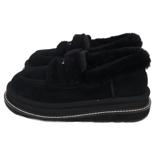 sacai Sacai x UGG【Like new】1178370 Vibram-soled suede shearling coin loafers