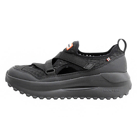 HUNTER ハンター 新品同様 TRAVEL FLOW MARY JANE TRAINER シューズ レディース ブラック 6 WFF3123MSH シューズ