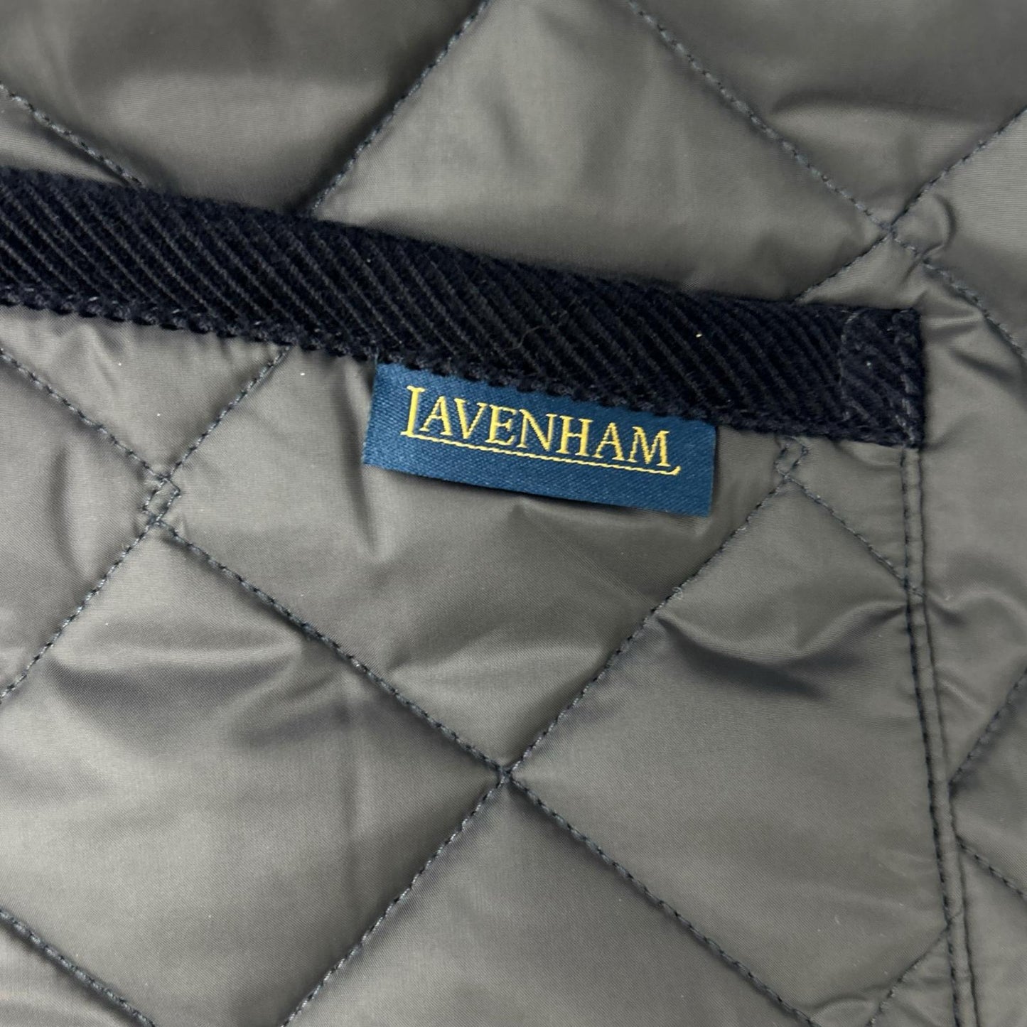 LAVENHAM ラベンハム SLJ2039 ランプブラック ナイロン Thornham/ソーンハム キルティングジレ ベスト
