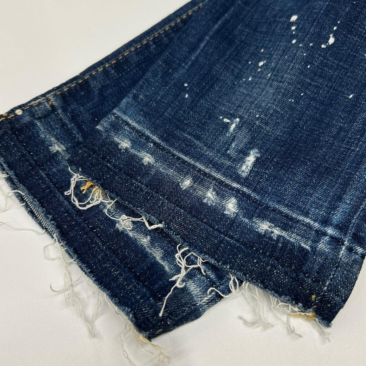 DSQUARED2 ディースクエアード 23年製 S74LB1247 ブルー ボタンフライ SKATER JEAN スケーター ストレッチデニム ボトムス