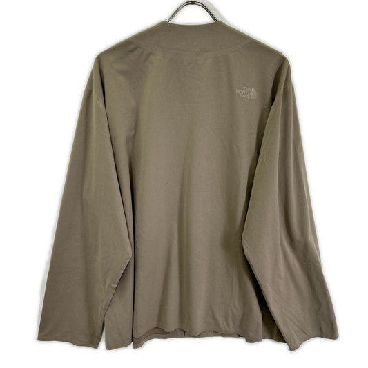 THE NORTH FACE ノースフェイス 25年製 NT12560 ベージュ スナップボタン テックラウンジカーディガン トップス
