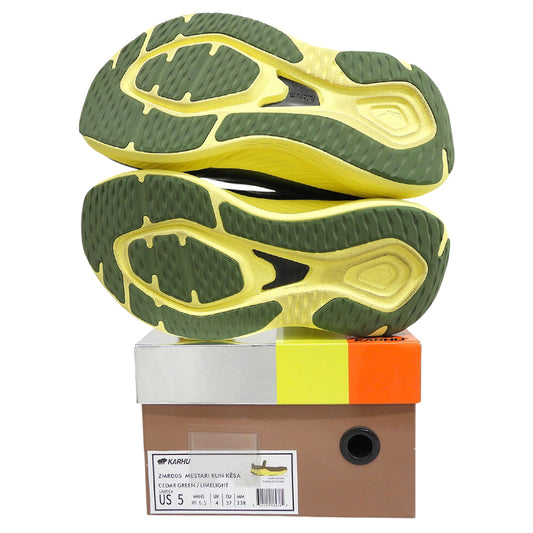 KARHU カルフ 美品 zomer MESTARI RUN メスタリラン ランニング サンダル シューズ グリーン×イエロー 37 6531-4-000083 シューズ