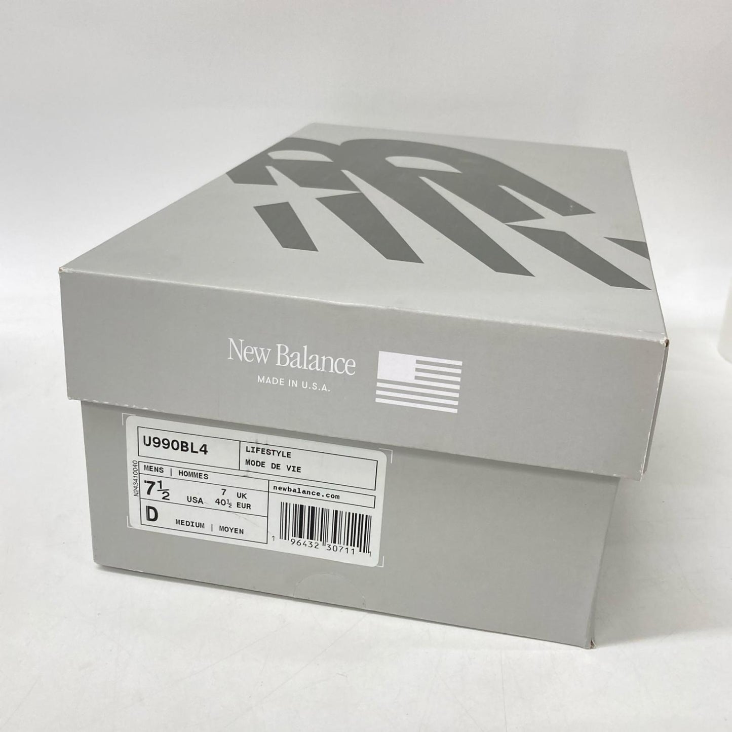 NEW BALANCE ニューバランス 【新品同様】U990BL4 Made in USA スエード/メッシュ スニーカー シューズ