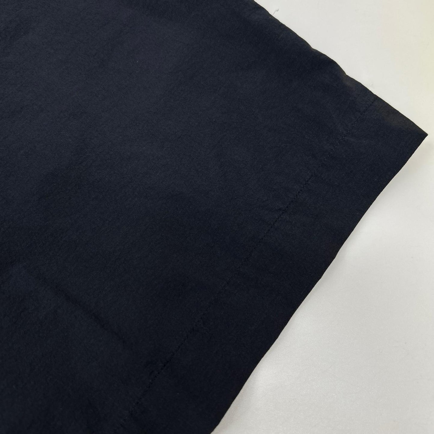 STILL BY HAND スティルバイハンド チャコール コットン×ナイロン 変形スリーブ ボタンシャツ トップス