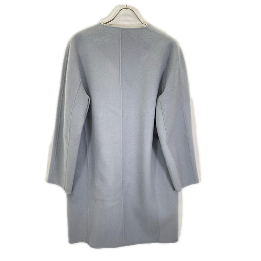 theory luxe セオリーリュクス 03-9309605 Light Blue Wool×Cashmere Double-Faced Long Coat Coat