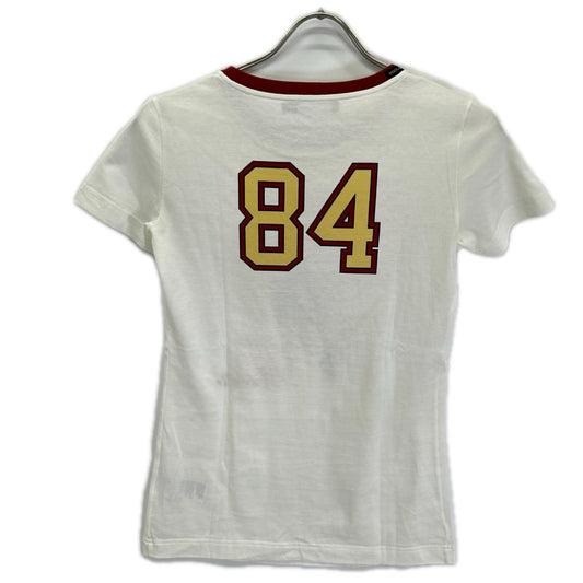 DOLCE&GABBANA ドルチェアンドガッバーナ F8L99T ホワイト BRING ME TOTHE MOON グラフィックリンガーTシャツ トップス