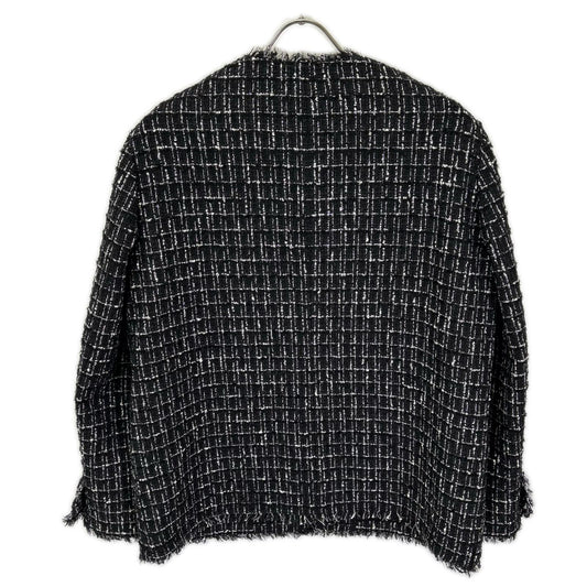 Theory Luxe セオリーリュクス 03-5104149 Made in 25 Black Noma Tweed Molly Jacket/Tweed Jacket Jacket