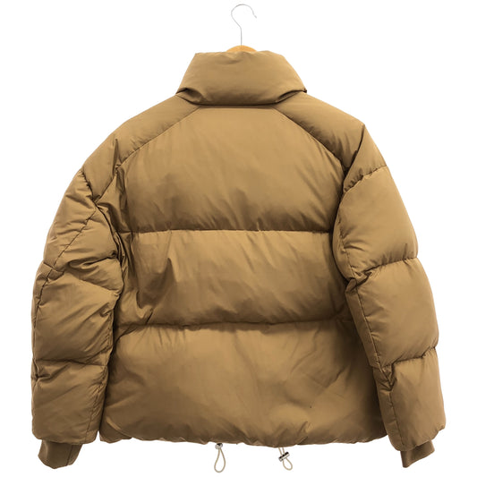 DENHAM デンハム ベージュ スタンドカラー クロップドダウンジャケット トップス