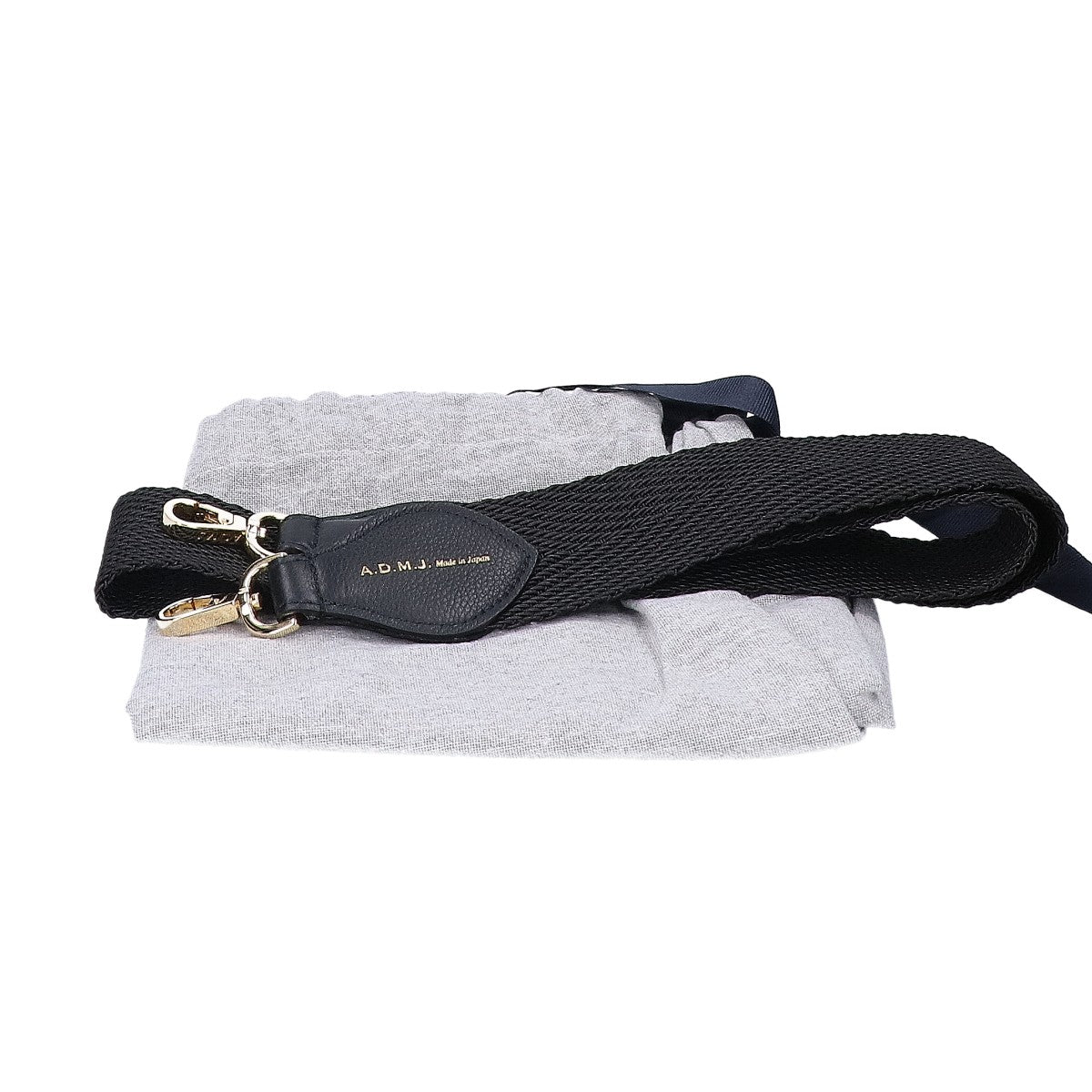 A.D.M.J. Accessoires De Mademoiselle ADMJ 【美品】牛革シュリンク型押し 2WAYショルダー クロスボディバッグ ハンドバッグ