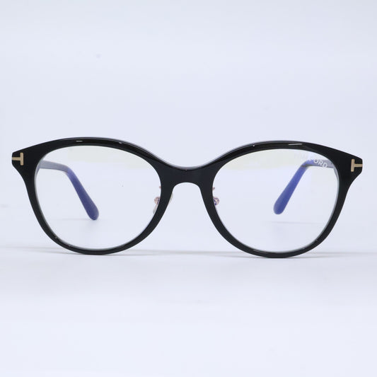 TOM FORD トムフォード FT6102-D-B/V 001 ブラック×ゴールド キャッツアイ/フルリム ブルーライトカットメガネ 眼鏡