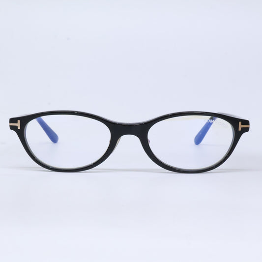TOM FORD トムフォード FT6114-D-B/V 001 シャイニーブラック オーバルスタイル ブルーライトカットメガネ 眼鏡