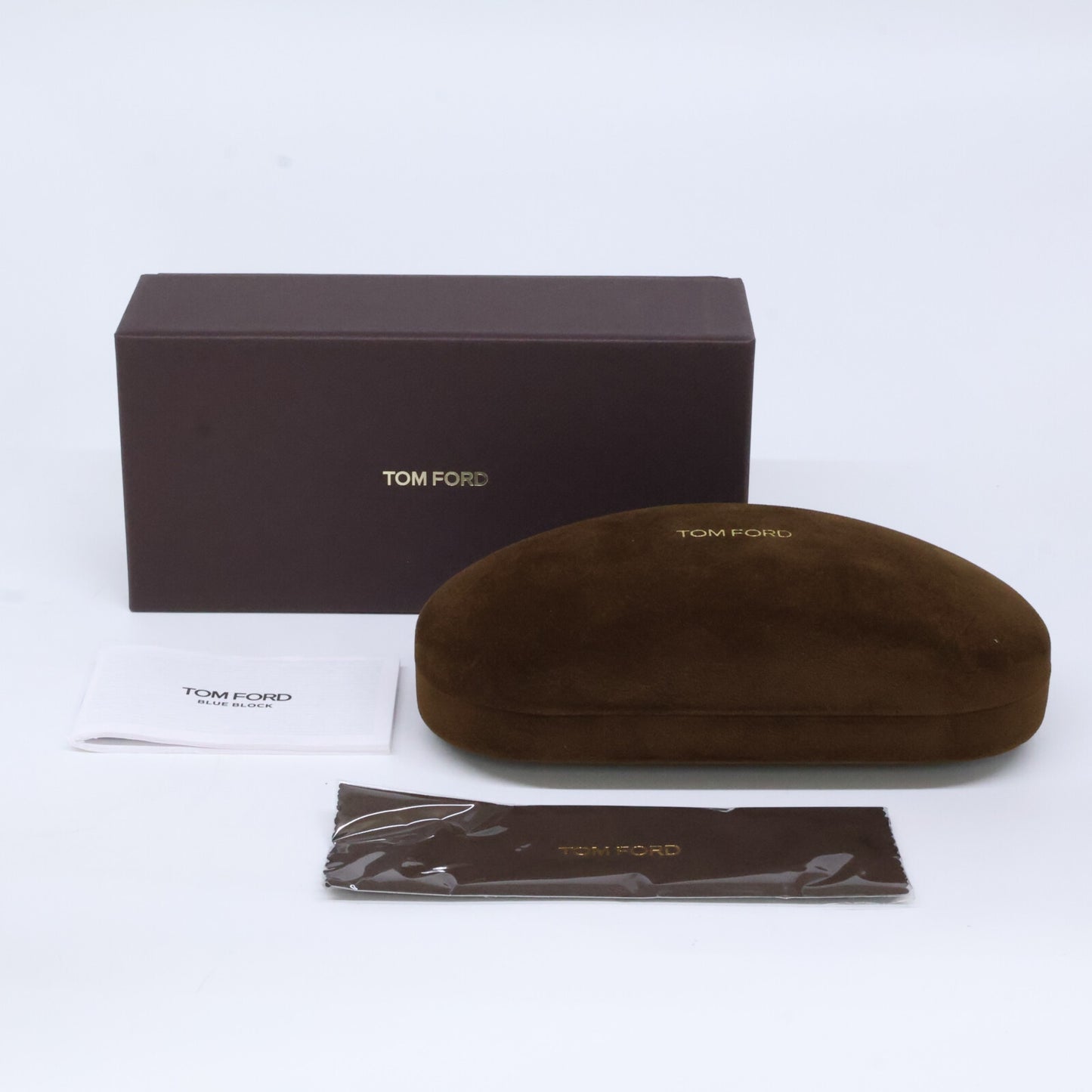 TOM FORD トムフォード FT5918-D-B/V 052 ブラウンデミ ウェリントン型フレーム ブルーライトカットレンズメガネ 眼鏡