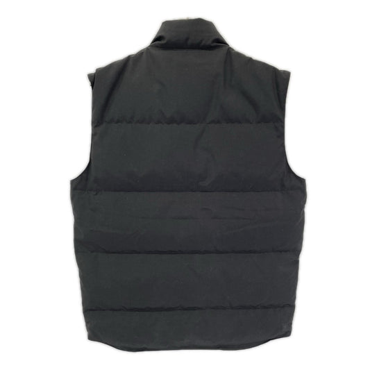 CANADA GOOSE 4154M FREESTYLE CREW VEST/black cotton-blend down vest, vest