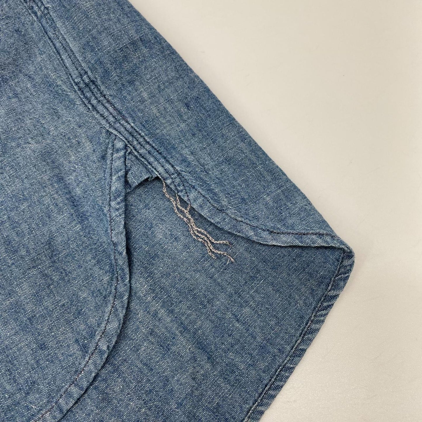 RRL ダブルアールエル インディゴ シャンブレーワークシャツ トップス