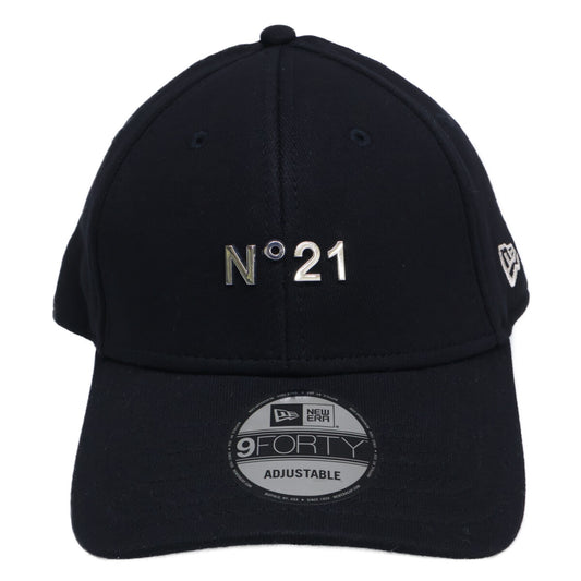 New Era ニューエラ x N°21 ヌメロヴェントゥーノ 【美品】9FORTY EASY SNAP メタルロゴ スナップバック キャップ 帽子