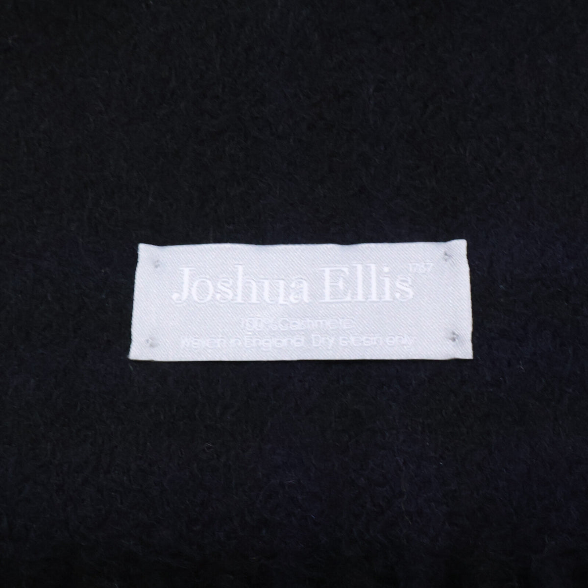Joshua Ellis ジョシュアエリス タータンチェック カシミヤ フリンジ マフラー