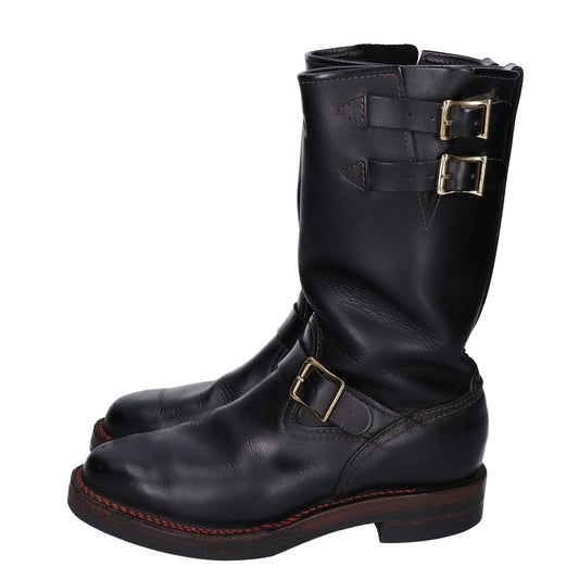 WESCO ウエスコ BT7700430 ブラック CUSTOM BOSS/カスタムボス ダブルストラップ オレンジステッチ ダブルレザーミッドソール シューズ