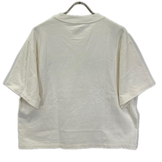 JILSANDER ジルサンダー JSPS707050 ホワイト ロゴプリント ショートスリーブTシャツ トップス