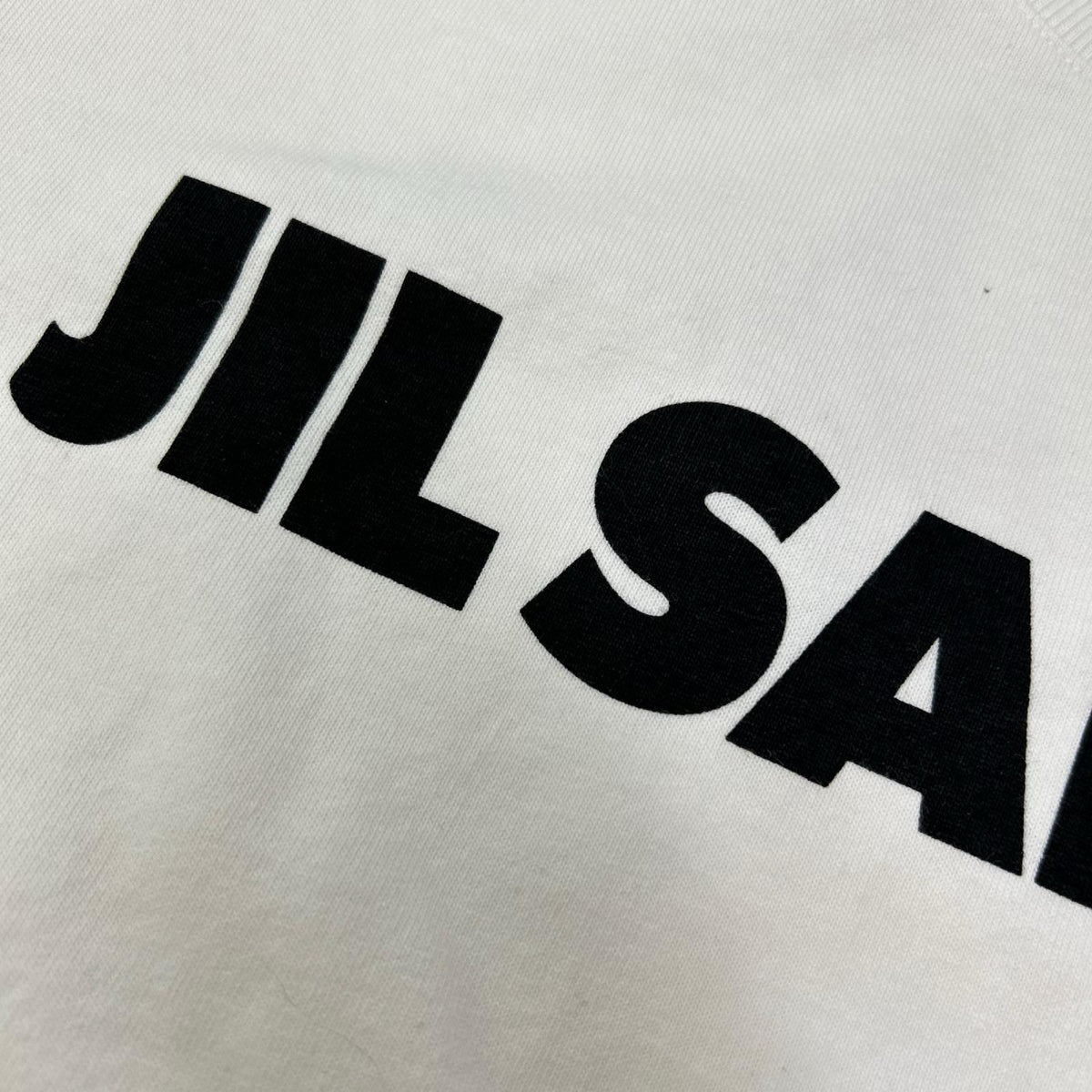 JILSANDER Jil Sander JSPS707050 White logo-print short-sleeve T-shirt top