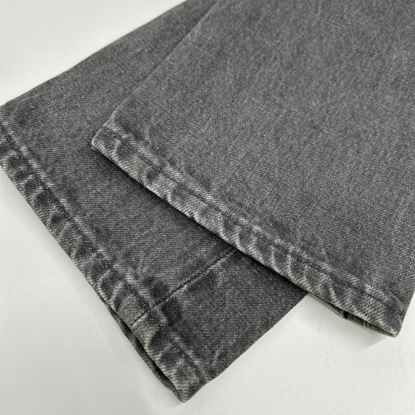 RRL ダブルアールエル 782538549002 グレー コットン ロゴ刺繍 ジップフライ スリムナロー5ポケットデニムパンツ ボトムス