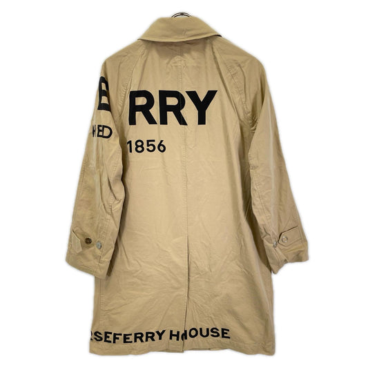 BURBERRY バーバリー 8016222 ベージュ コットンギャバジン ノヴァチェックライニング ホースフェリープリントステンカラーコート コート
