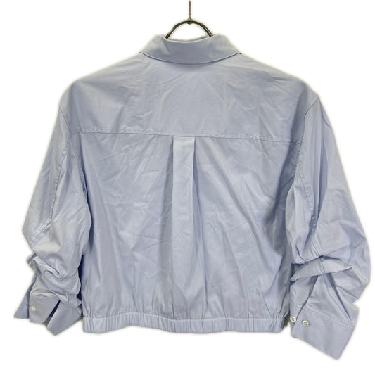 Theory セオリー 25SS ライトブルー Cotton Shirting Fixed Sleeve Shirt 長袖シャツ トップス