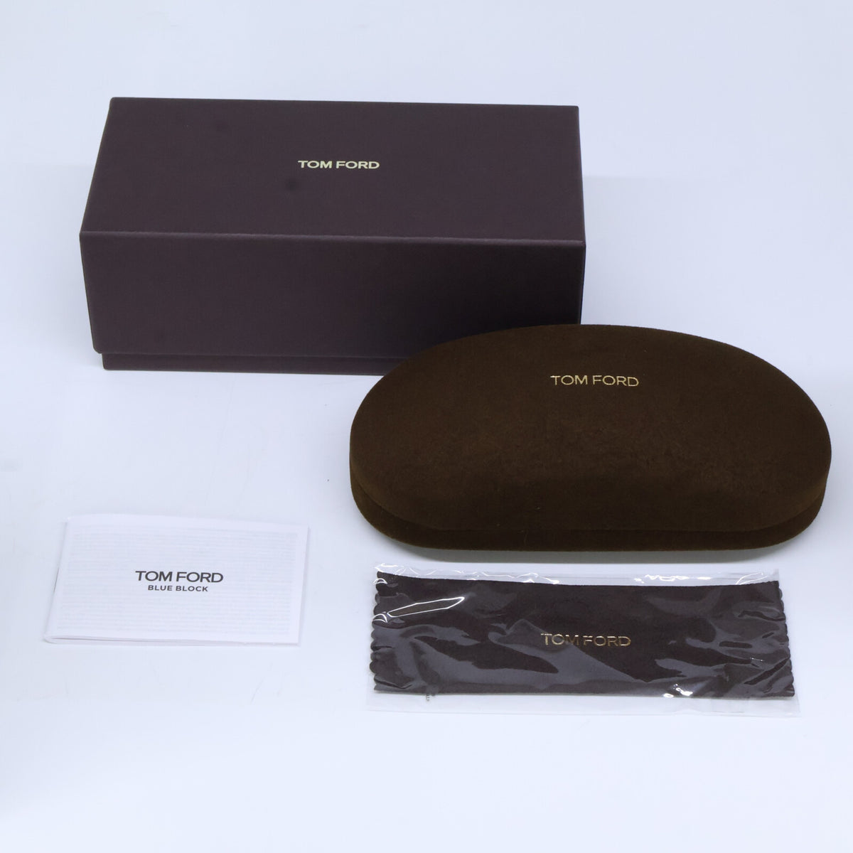 TOM FORD トムフォード 【新品未使用】TF6163-D-B 053 ブルーライトカットレンズ ウェリントンシェイプ アイウェア 眼鏡