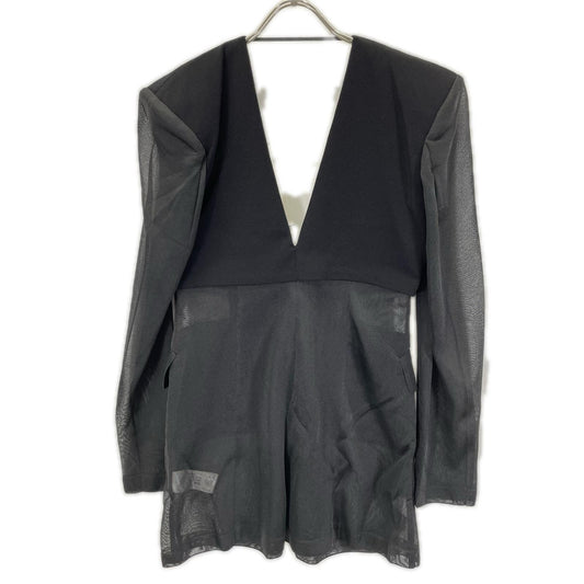 FETICO フェティコ 25SS FTC252-0207 ブラック シアーコンビ SEE-THROUGH JACKET ジャケット