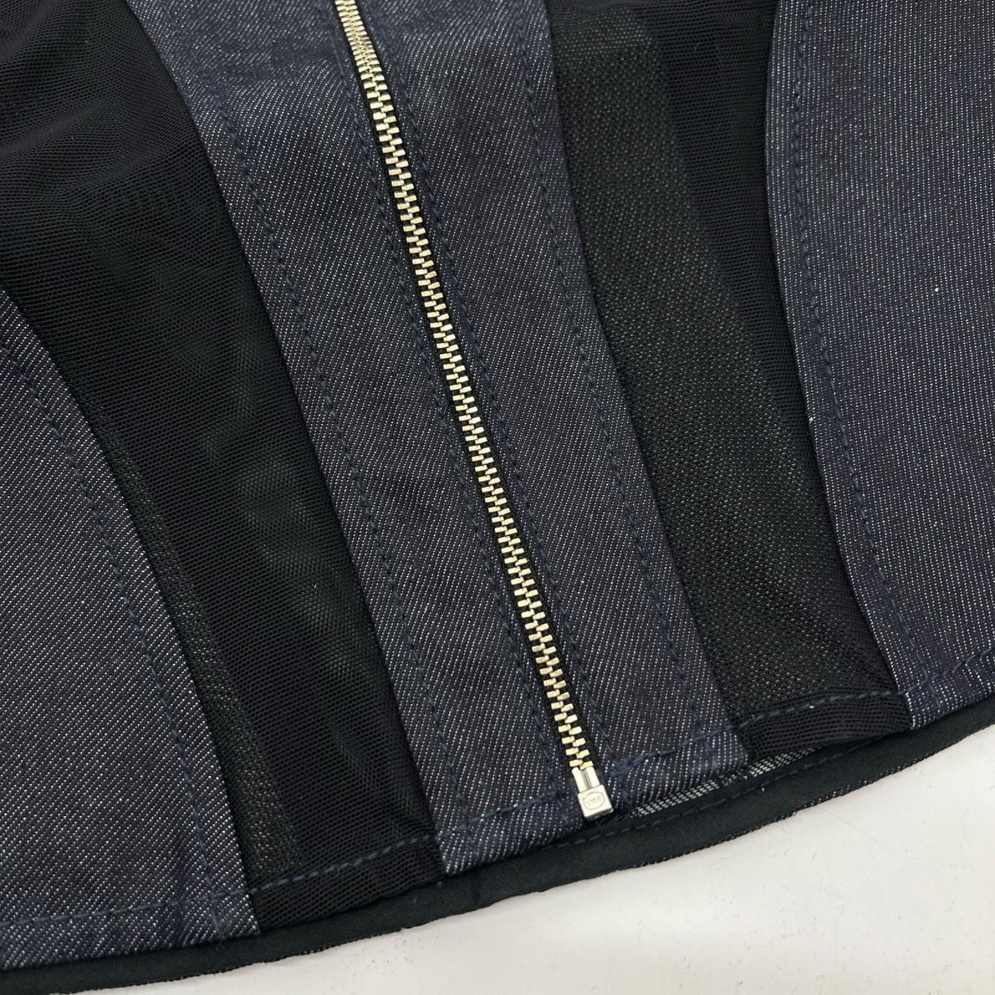 FETICO フェティコ 25SS FTC252-0102 インディゴ ORGANIC COTTON DENIM BUSTIER トップス