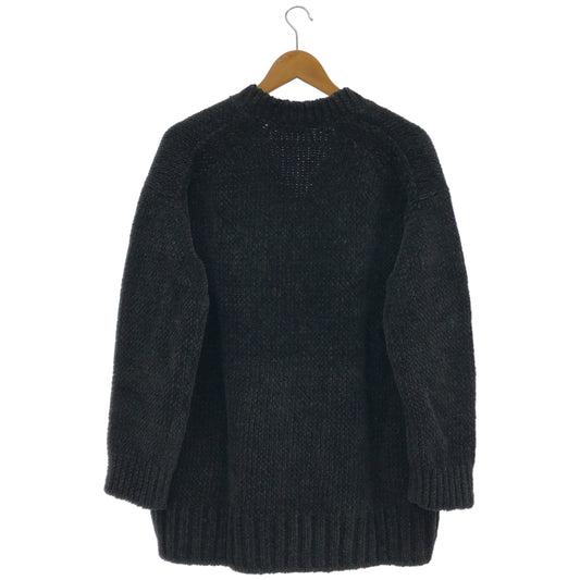 ATON エイトン KRAGNW0813 ブラック Wool mole v neck sweater Vネックニット トップス