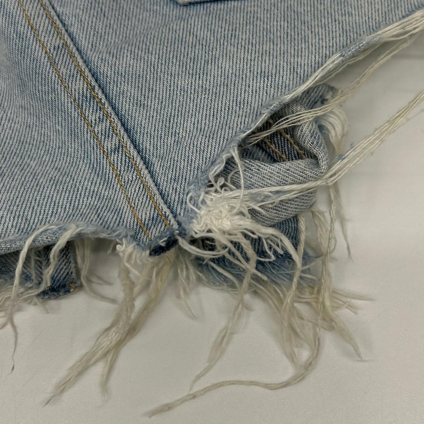ALEXANDER WANG アレキサンダーワン 4DC3255812 ライトインディゴ ダブルレイヤーデニムショートパンツ ボトムス