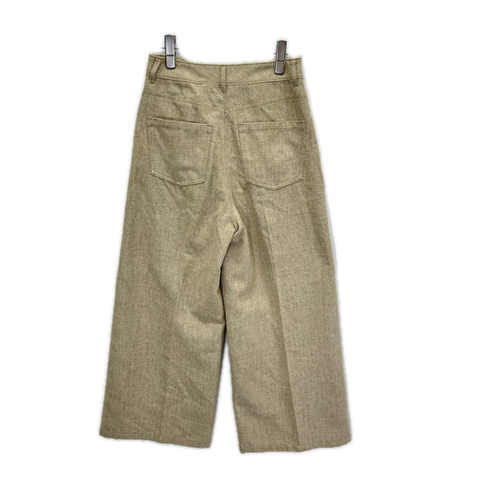 theory luxe セオリーリュクス 26SS 03-6106410 ベージュ ポリエステル ハイウエストワイドパンツ -Colin-Lolly ボトムス