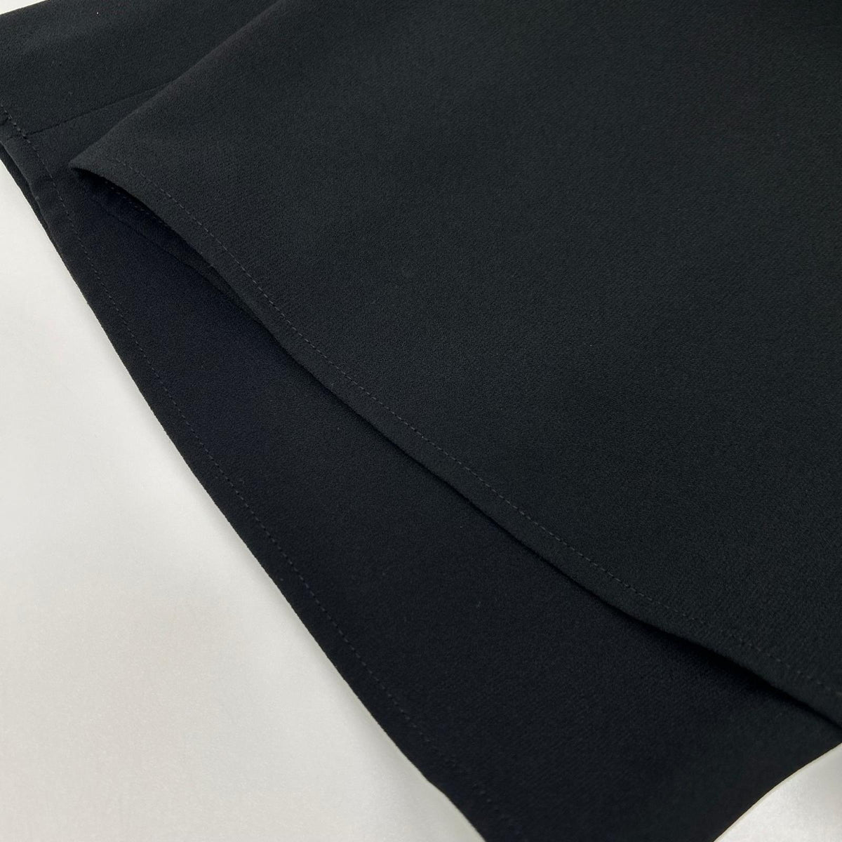 theory luxe セオリーリュクス 26SS 03-6106440 ブラック トリアセテート ゴムウエスト ワイドパンツ ボトムス