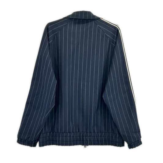 needles ニードルズ ×KITH LQ352 ネイビー ストライプ Double Knit Track Jacket/ダブルニットトラックジャケット ジャケット