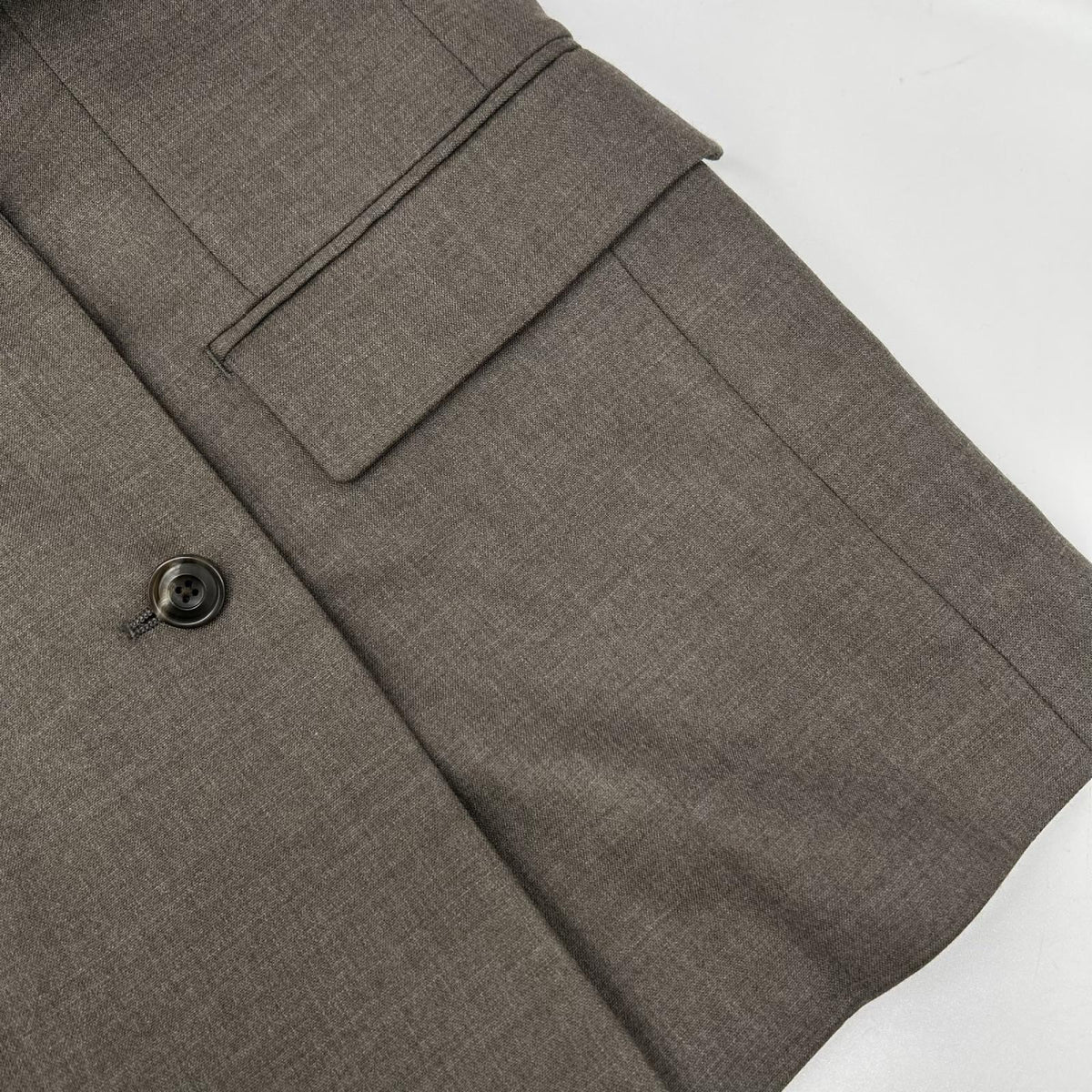 Spick&Span スピック&スパン ブラウン ダブルクロスピークドラペル ジャケット ジャケット