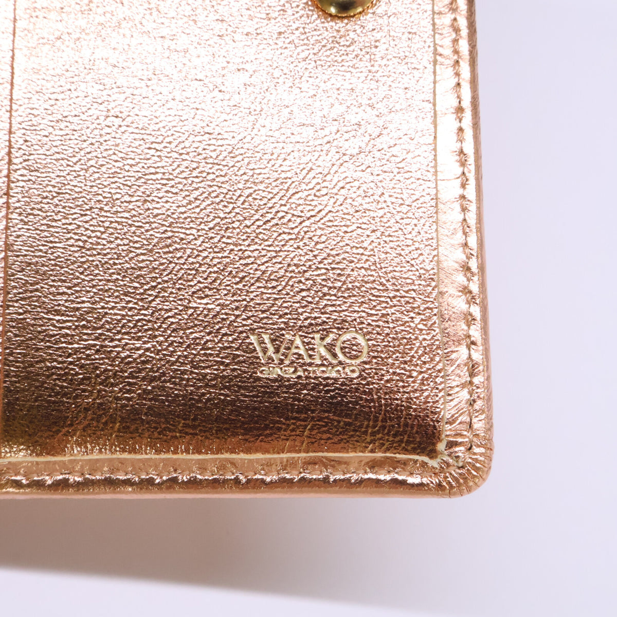 WAKO 和光 【新品同様】メッシュ 二つ折り財布 二つ折り財布(小銭入れあり)