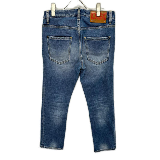 DSQUARED2 ディースクエアード S75LB0276 インディゴブルー Cool Girl Cropped Jean クロップド デニム パンツ ボトムス