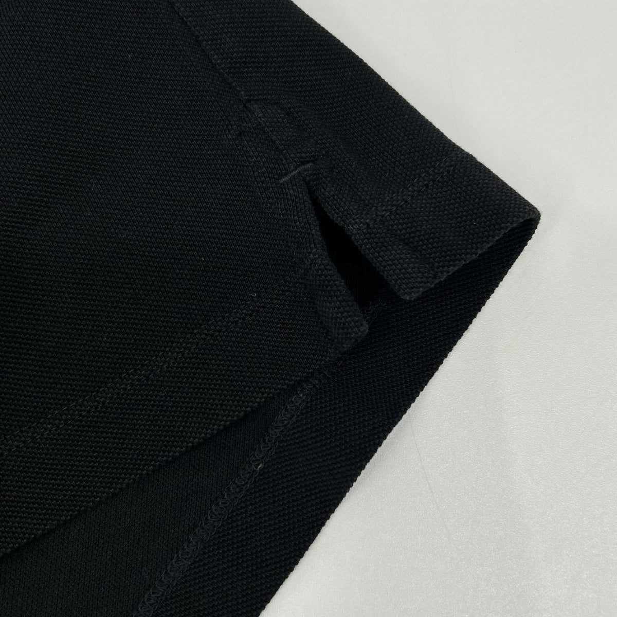 BURBERRY バーバリー 4010695 ブラック ロゴ刺繍 半袖ポロシャツ トップス
