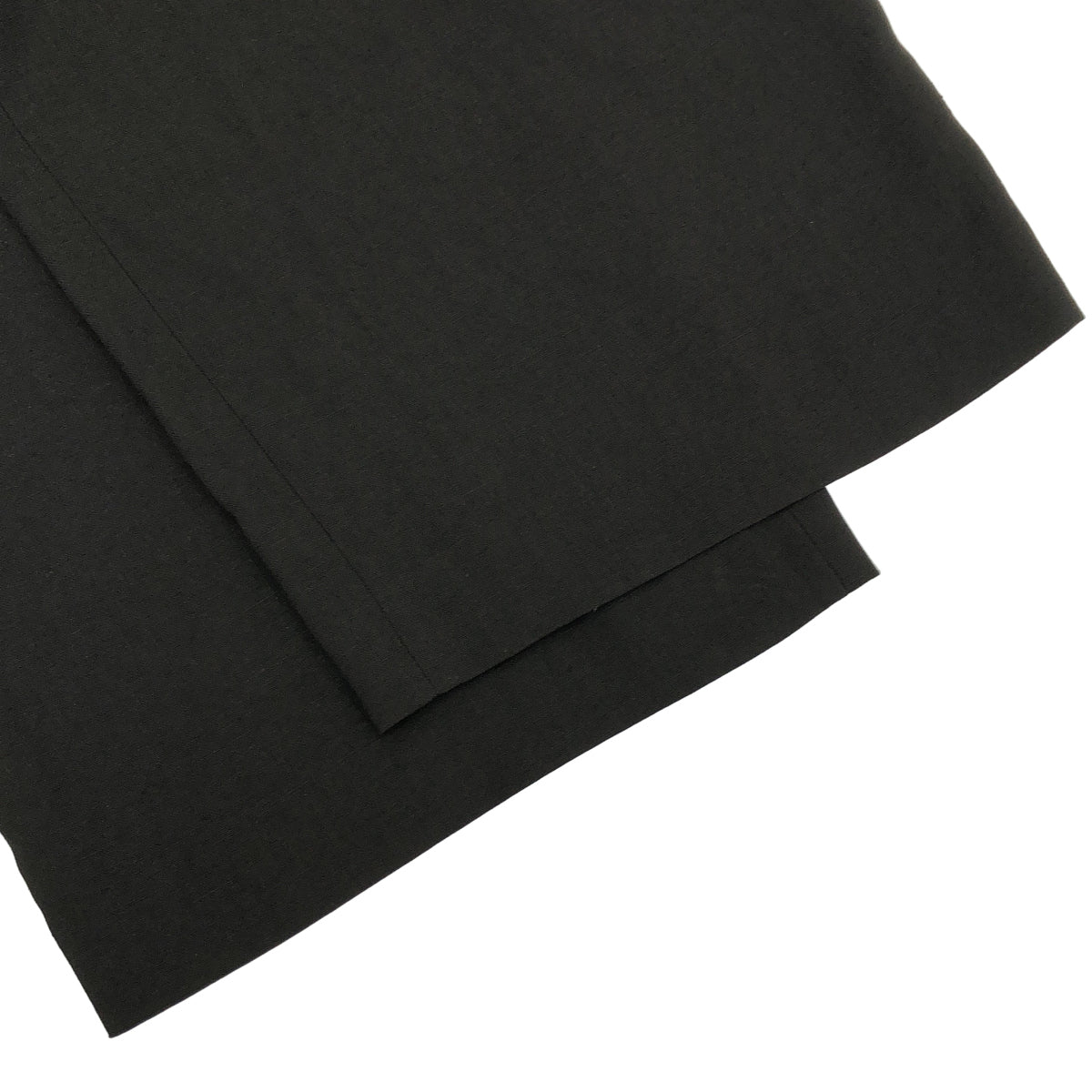 ENFOLD エンフォルド ブラック ワイドゴム TROUSERS / サスペンダー付イージーワイドパンツ ボトムス