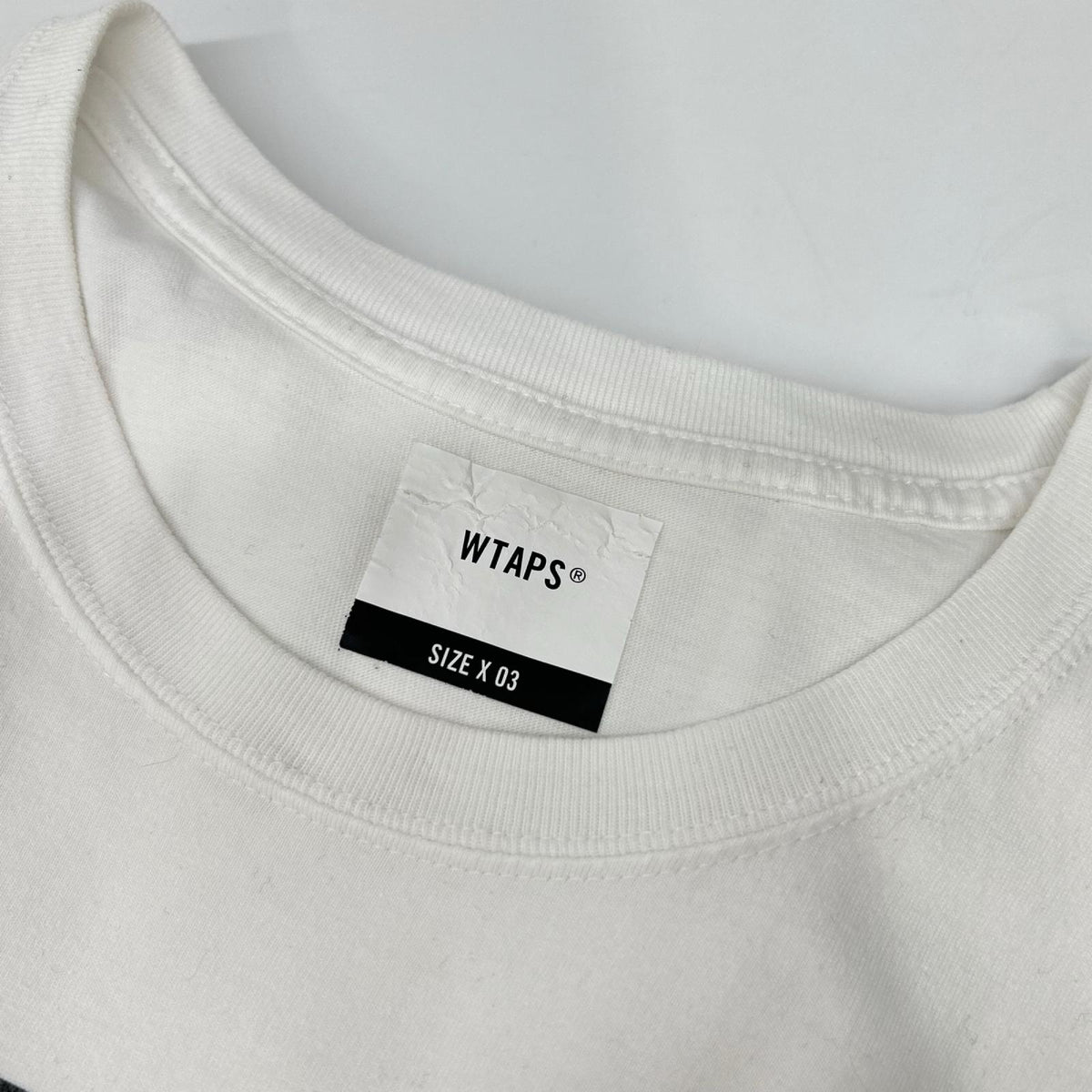 (W)TAPS ダブルタップス ホワイト CIRCA TEE プリントTシャツ トップス