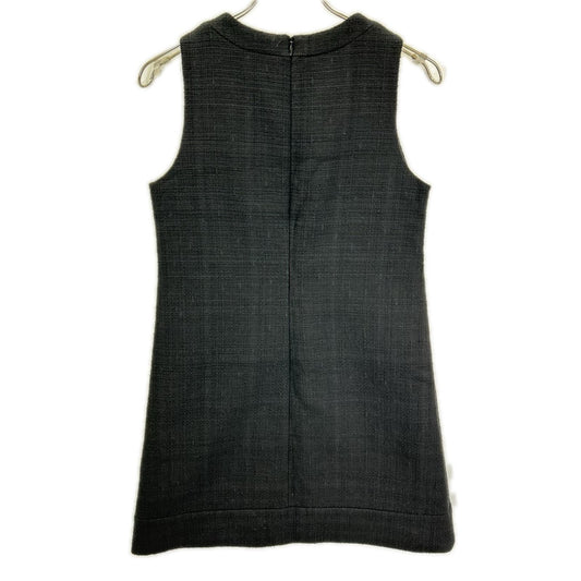 Theory セオリー 01-3105204 23年 ブラック Tonal Tweed SL Shift DR ツイードノースリーブミニワンピース ワンピース